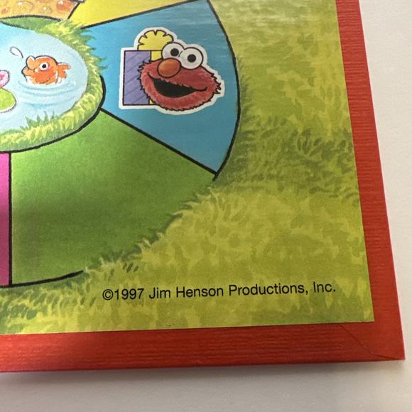 1997 VINTAGE ELMO'S BIRTHDAY GAME -MILTON BRADLEY 100% COMPLETE - Picture 6 of 10